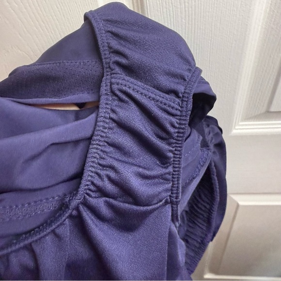 Nike Women's Eggplant Purple Dri-Fit Athletic Shorts Size Large GUC - Picture 5 of 6